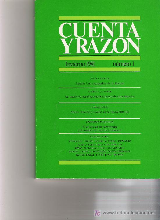 Coleccionismo de revista Cambio 16: CUENTA Y RAZON N&ordm; 1 - Foto 1
