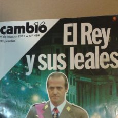 Coleccionismo de Revista Cambio 16: &BUSCADO;CAMBIO 16 /MARZO DEL 91/--Nº;484--.EL REY Y SUS LEALES.(EL GOLPE PASO A PASO).