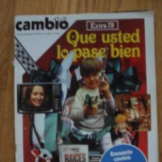 Coleccionismo de Revista Cambio 16: REVISTA CAMBIO 16, DICIEMBRE 1978, NUMERO 368, EXTRA 79. Lote 47026591