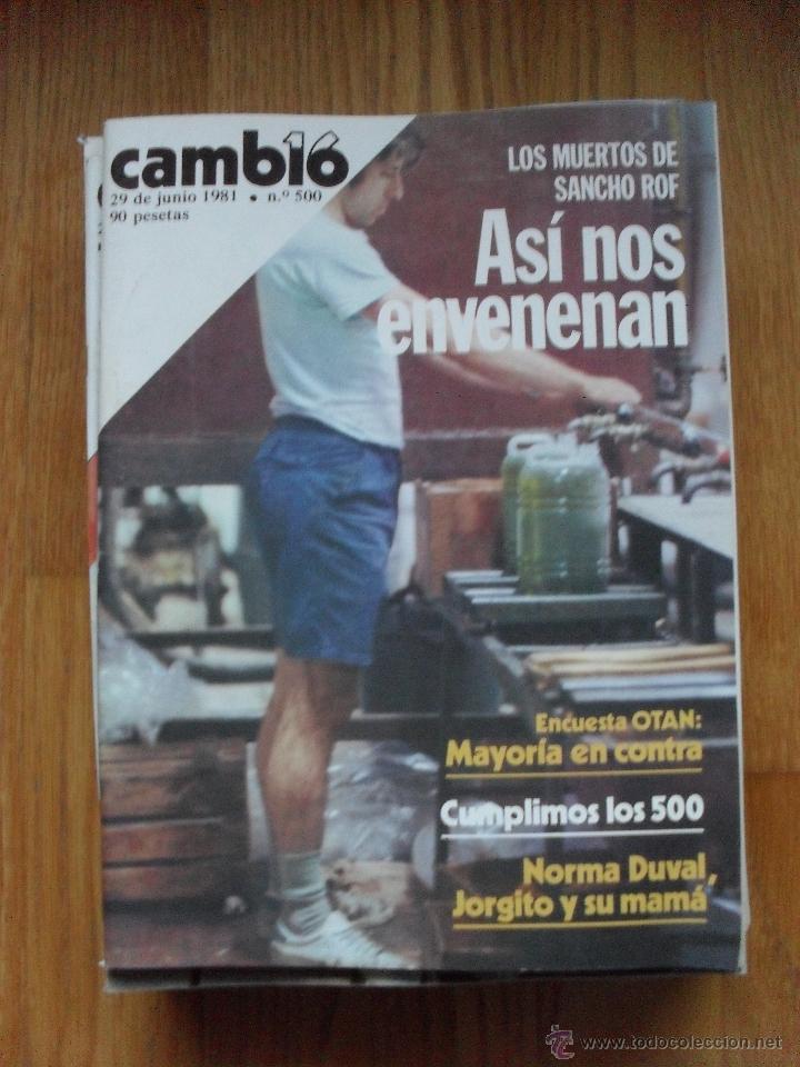 Revista Cambio 16, Junio 1981, Numero 500 - Comprar Revista Cambio 16 ...