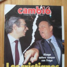 Coleccionismo de Revista Cambio 16: REVISTA CAMBIO 16, JULIO 1986, NUMERO 762. Lote 365990411