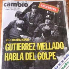 Coleccionismo de Revista Cambio 16: CAMBIO 16 Nº 586 DE 1983- GUTIERREZ MELLADO, PARACUELLOS, PEDRO RUIZ, FERNANDO ARRABAL.... Lote 57383204