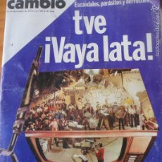Coleccionismo de Revista Cambio 16: CAMBIO 16 Nº 369 DE 1978- TVE, ARIAS SALGADO, CASO MENDOZA, CINE ESPAÑOL, VER+.... Lote 57383547