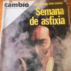 Coleccionismo de Revista Cambio 16: CAMBIO 16 Nº 419 DE 1979- CONTAMINACIÓN, FELIPE GONZALEZ, SALVADOR DALI, LOTERIA DE NAVIDAD, VER +