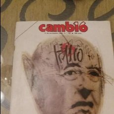 Coleccionismo de Revista Cambio 16: REVISTA CAMBIO 16 AÑO 1985 N° 728 JUICIO HISTÓRICO AL GENERAL FRANCO. Lote 72717147