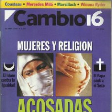 Coleccionismo de Revista Cambio 16: CAMBIO 16, Nº 1222. 24 ABRIL 1995. MUJERES Y RELIGION, SUMARIOS SUPERJUECES, MARSILLACH, M. MILÁ. Lote 98039299