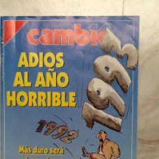 Coleccionismo de Revista Cambio 16: CAMBIO 16 REVISTA ENERO 1993. Lote 158911930