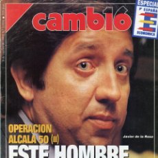 Coleccionismo de Revista Cambio 16: CAMBIO 16 Nº 1059. - JAVIER DE LA ROSA - PUJOL ESCANDALO CASINOS -BELTENEBROS PILAR MIRO - 9/3/1992. Lote 172248664