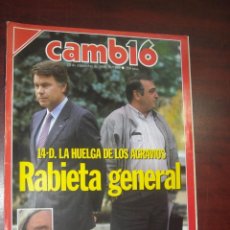 Coleccionismo de Revista Cambio 16: CAMBIO 16 - AÑO 1988 - 236 PAG.- PEDRO ALMODOVAR- DALI- GURUCHAGA- ARTURO GARCIA TIZON. Lote 190385217