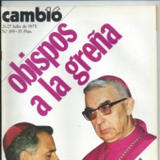 Coleccionismo de Revista Cambio 16: CAMBIO 16 / CAMBIO16 - Nº 189 / 21 AL 27 JULIO 1975 68 PAGS. Lote 344650933