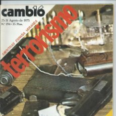 Coleccionismo de Revista Cambio 16: CAMBIO 16 / CAMBIO16 - Nº 194 / 25 AL 31 AGOSTO 1975 52 PAGS. Lote 208169743