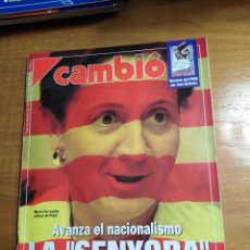 Coleccionismo de Revista Cambio 16: REVISTA CAMBIO 16 - Nº 1093 NOVIEMBRE 1992 - MARTA FERRUSOLA LA SENYORA DE CATALUÑA, AVANZA EL NACI
