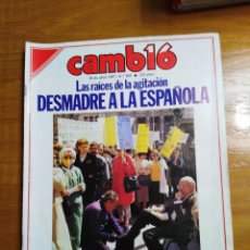 Coleccionismo de Revista Cambio 16: REVISTA CAMBIO 16 - Nº 803 ABRIL 1987 - LAS RAÍCES DE LA AGITACIÓN: DESMADRE A LA ESPAÑOLA