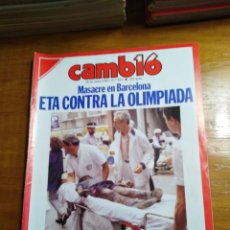 Coleccionismo de Revista Cambio 16: REVISTA CAMBIO 16 Nº 813 JUNIO 1987 - MASACRE EN BARCELONA: ETA CONTRA LA OLIMPIADA