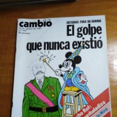 Coleccionismo de Revista Cambio 16: REVISTA CAMBIO 16 Nº 508 AGOSTO 1981 - EL GOLPE QUE NUNCA EXISTIÓ - SANCHO ROF
