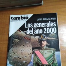 Coleccionismo de Revista Cambio 16: REVISTA CAMBIO 16 Nº 509 AGOSTO 1981 - LOS GENERALES DEL AÑO 2000 - EDMUNDO ALFARO - ALEC GUINESS