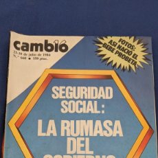 Coleccionismo de Revista Cambio 16: REVISTA CAMBIO Nº 660 JULIO 1984. Lote 219491201