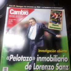 Coleccionismo de Revista Cambio 16: CAMBIO16 19 JUNIO 2000. 《 PELOTAZO 》INMOBILIARIO DE LORENZO SANZ. LAUREANO OUBIÑA .GRAN HERMANO .. Lote 235025895