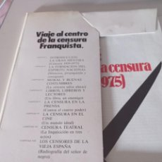 Coleccionismo de Revista Cambio 16: VIAJE AL CENTRO DE LA CENSURA (1939-1975), COMPLETA, CON CARPETA - CAMBIO 16 REF. UR MES. Lote 265827534