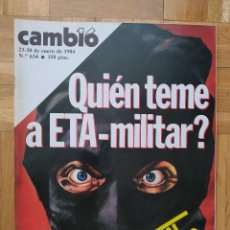 Coleccionismo de Revista Cambio 16: REVISTA CAMBIO 16 634 ESPECIAL TERRORISMO ETA FRAGA ALIANZA POPULAR BOXEO FRANCISCO RABAL