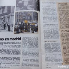 Coleccionismo de Revista Cambio 16: ATENTADO EN LA CAFETERIA ROLANDO, CALLE CORREO 7 PAGINAS RECORTE CAMBIO 16 SEPTIEMBRE 1974. Lote 313862943