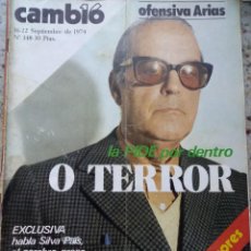 Coleccionismo de Revista Cambio 16: LA PIDE, POLICIA POLITICA PORTUGUESA, POR DENTRO. RECORTE CAMBIO 16 SEPTIEMBRE. 1974. Lote 313865523