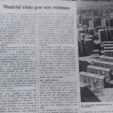 Coleccionismo de Revista Cambio 16: MADRID: QUEJAS DE ASOCIACIONES DE VECINOS SAN BLAS, ORCASITAS.... RECORTE CAMBIO 16 SEPTIEMBRE 1974. Lote 313898668