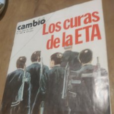 Coleccionismo de Revista Cambio 16: LOS CURAS DE ETA 1983 CAMBIÓ 16 /MONTSERRAT CABALKE / INFANTAS/ ARTE 16 VER SUMARIO. Lote 321132933