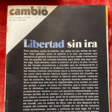 Coleccionismo de Revista Cambio 16: REVISTA CAMBIO 16 Nº 253. OCTUBRE DE 1.976. LIBERTAD SIN IRA. Lote 325839698