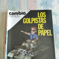 Coleccionismo de Revista Cambio 16: CAMBIO 16. LOS GOLPISTAS DE PAPEL. 8 MARZO 1982. Nº 536. LEER.