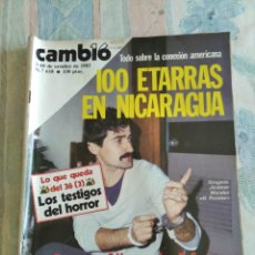 Coleccionismo de Revista Cambio 16: CAMBIO 16. 100 ETARRAS EN NICARAGUA. 3-10 OCTUBRE 1983. Nº 618. LEER.