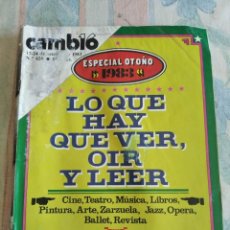Coleccionismo de Revista Cambio 16: CAMBIO 16. LO QUE HAY QUE VER, OIR Y LEER. 17-24 OCTUBRE 1983. Nº 620. LEER.