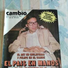 Coleccionismo de Revista Cambio 16: CAMBIO 16. EL PAÍS EN MANOS DE GUERRA. 20-27 AGOSTO 1984. Nº 664. LEER.