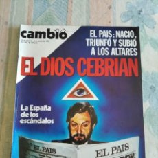 Coleccionismo de Revista Cambio 16: CAMBIO 16. EL DIOS CEBRIÁN. 25 FEBRERO, 4 MARZO 1985. Nº 691. LEER.. Lote 337604393
