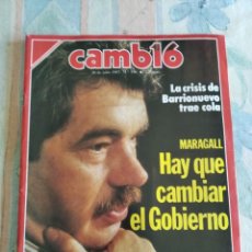 Coleccionismo de Revista Cambio 16: CAMBIO 16. MARAGALL: HAY QUE CAMBIAR EL GOBIERNO. 20 JULIO 1987. Nº 816. LEER.. Lote 337605953