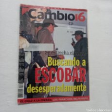Coleccionismo de Revista Cambio 16: PABLO ESCOBAR GAVIRIA NARCOTRAFICO VIOLENCIA COLOMBIA CARTEL DE MEDELLIN AÑO 1993 RAREZA RARO *. Lote 346388233