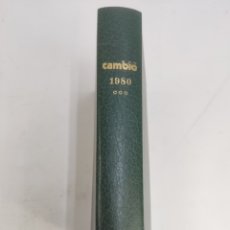 Coleccionismo de Revista Cambio 16: L-5895. TOMO AÑO 1980. CAMBIO16. 12 REVISTAS. DE JUNIO A SEPTIEMBRE. Lote 351351539