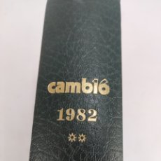 Coleccionismo de Revista Cambio 16: L-1189. UN TOMO CON 9 REVISTAS CAMBIO16. DE 29 MARZO 1982 (NUM.539) A 24 DE MAYO 1982 (NUM. 547). Lote 353020789