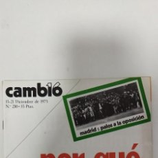 Coleccionismo de Revista Cambio 16: REVISTA CAMBIO 16. NRO. 210. 1975. Lote 361770010