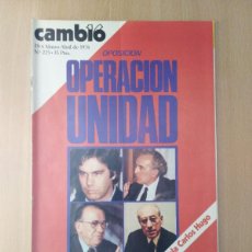 Coleccionismo de Revista Cambio 16: REVISTA CAMBIO 16 - Nº 225 / 29 MARZO - 4 ABRIL DE 1976.