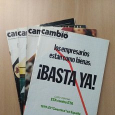 Coleccionismo de Revista Cambio 16: LOTE DE REVISTAS / CAMBIO 16