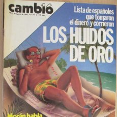 Coleccionismo de Revista Cambio 16: CAMBIO 16 Nº 715 AGOSTO 1985 - LOS HUÍDOS DE ORO - ASÍ CENSURABA FRANCO. VER SUMARIO