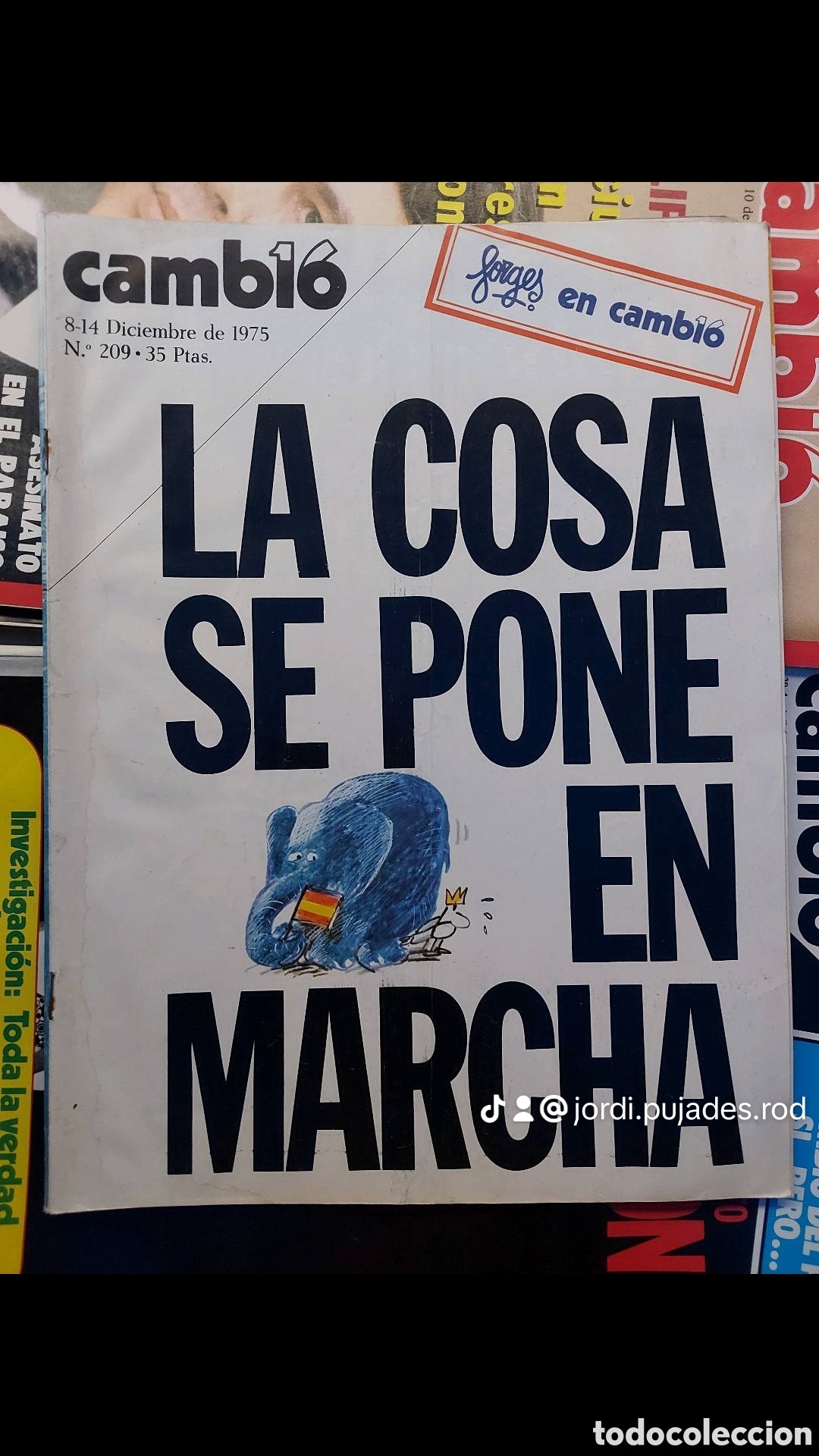 Coleccionismo de revista Cambio 16: CAMBIO 16 - Foto 1