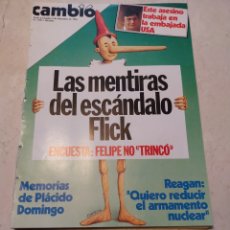 Coleccionismo de Revista Cambio 16: REVISTA 1984. EL ASESINO DE LETELIER .OPERACIÓN ROCA EL PRD.. SOMBRIO FUTURO DE LA INDIA