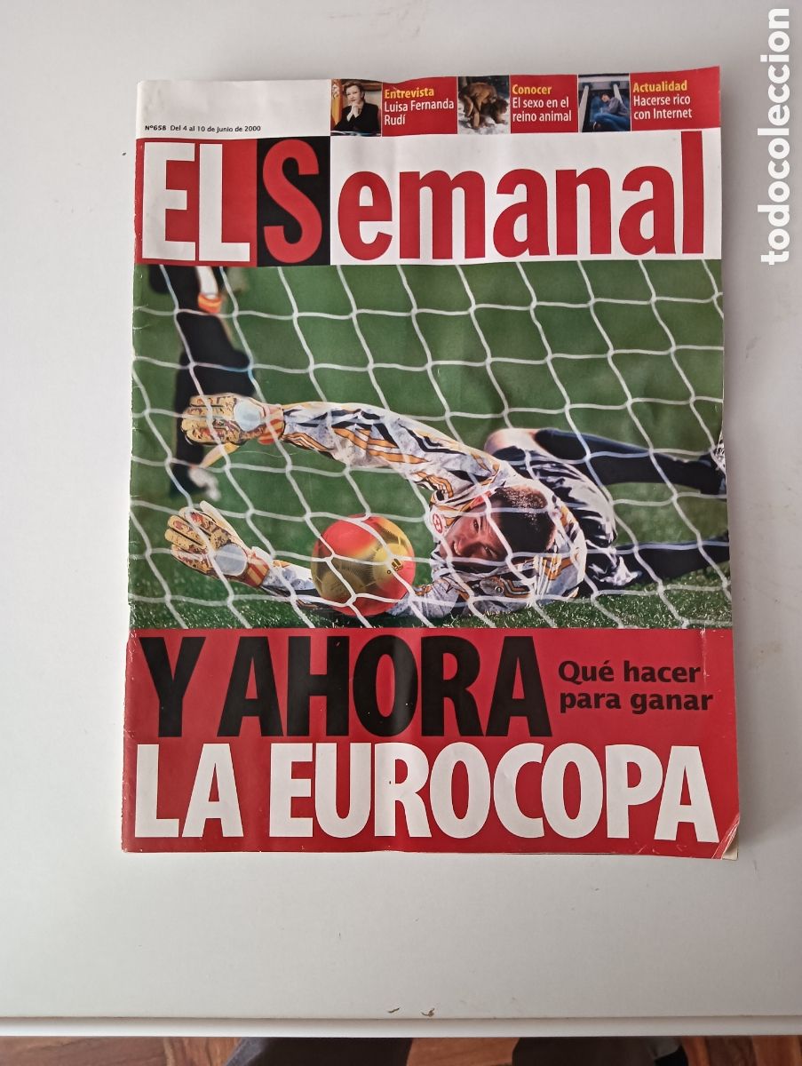 Coleccionismo de Revista Cambio 16: EL SEMANAL SUPLEMENTO Y AHORA LA EUROCOPA QUE HACER PARA GANAR N&ordm; 658 JUNIO 2000