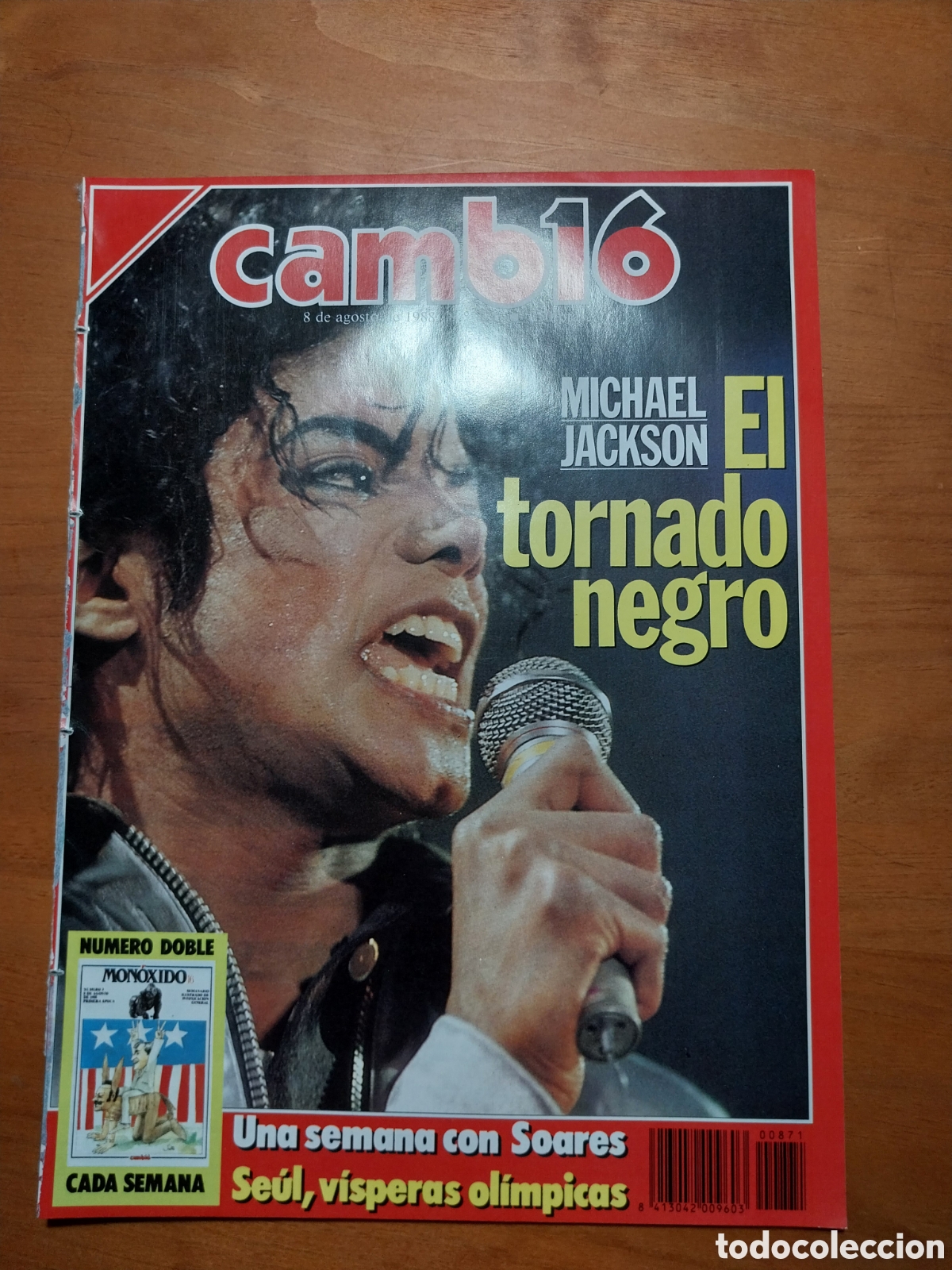 Sammeln von Zeitschriften Cambio 16: CAMBIO16 1988 MICHAEL JACKSON EL TORNADO NEGRO.. ALICANTE- BENIDORM. ORDESA . OLIMPIADAS DE SEUL