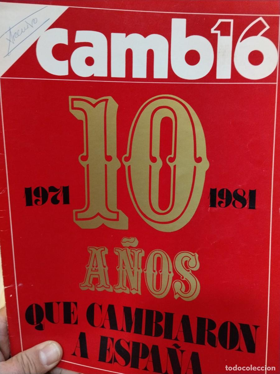 Sammeln von Zeitschriften Cambio 16: Cambio16. 10 a&ntilde;os que cambiaron a Espa&ntilde;a.