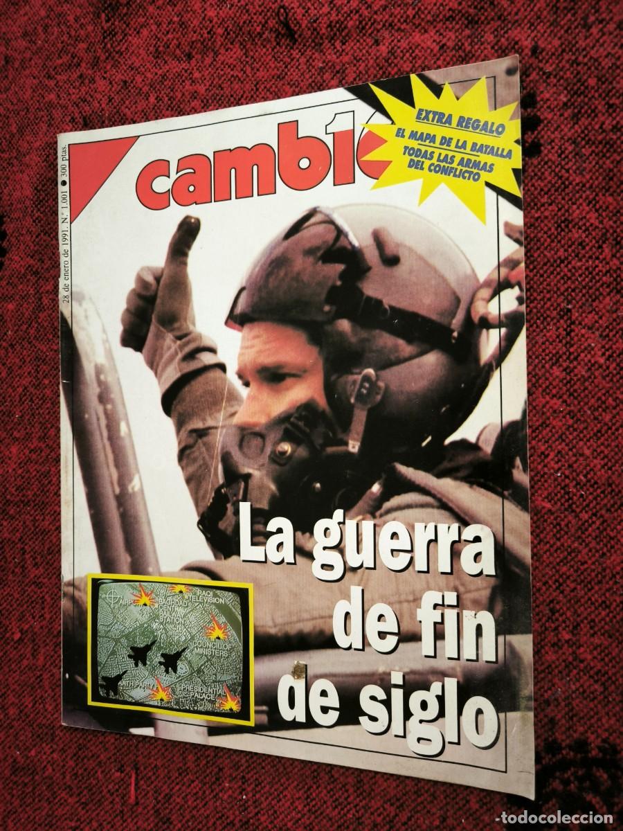 Colecionismo da Revista Cambio 16: Revista Cambio 16 N&ordm; 1001 &ndash; Enero 1991 &ndash; La Guerra Del Golfo, La Guerra De Fin De Siglo