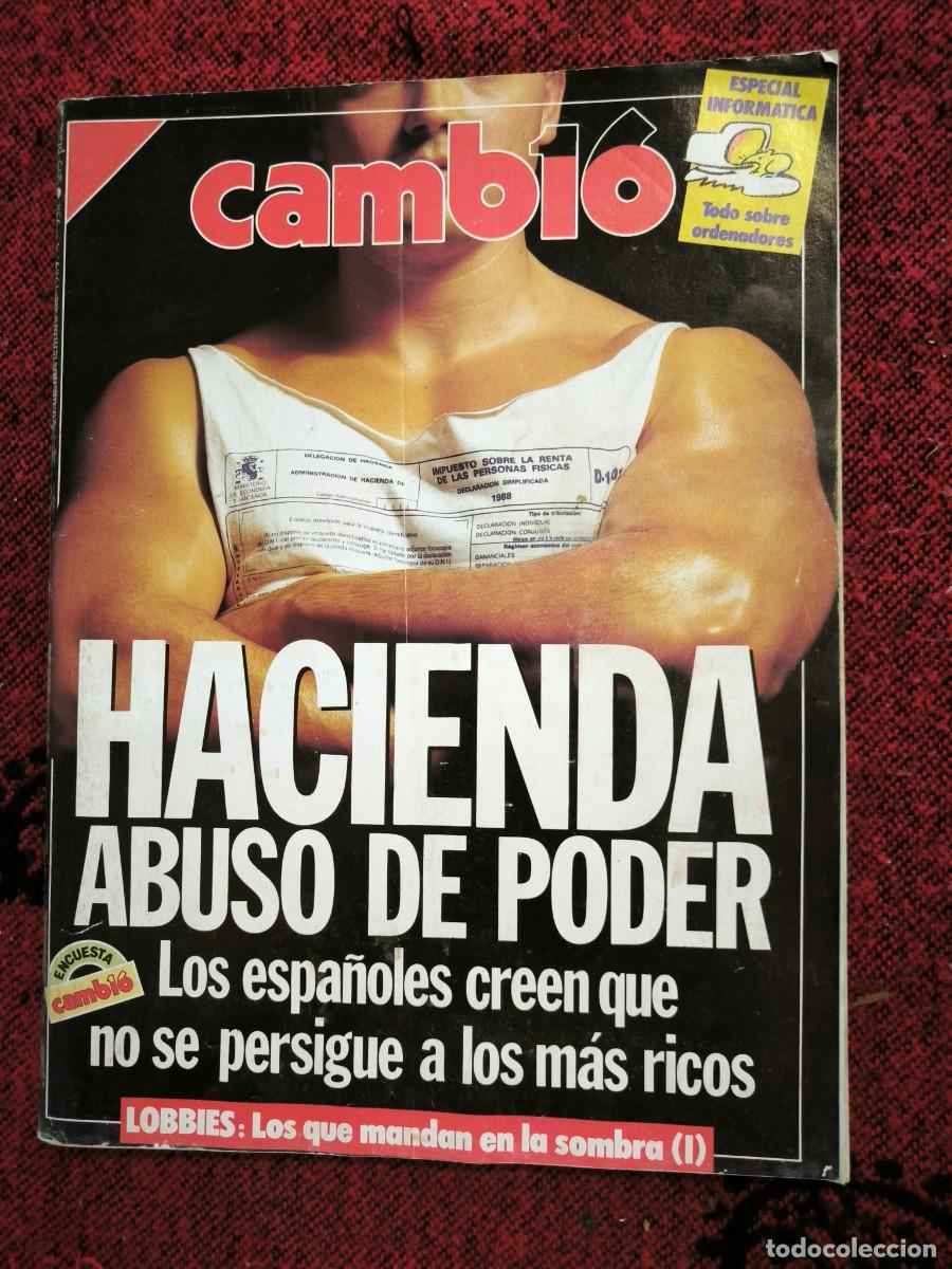 Collezionismo di Rivista Cambio 16: Revista Cambio 16 N&ordm; 938 Noviembre 1989 &mdash; Hacienda Abuso De Poder + Especial Inform&aacute;tica