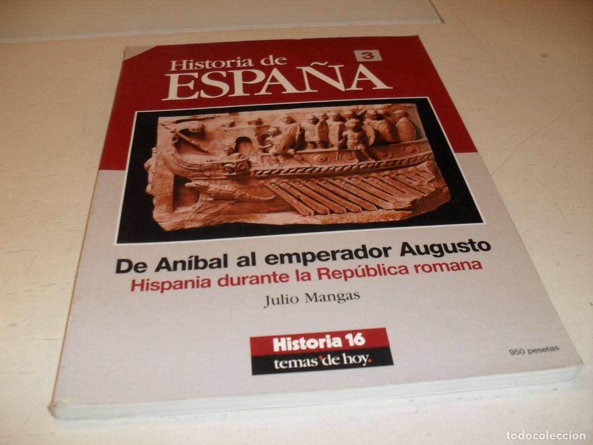 Coleccionismo de revista Cambio 16: HISTORIA DE ESPA&Ntilde;A N&ordm; 3,DE ANIBAL AL EMPERADOR AUGUSTO.CAMBIO 16,1995